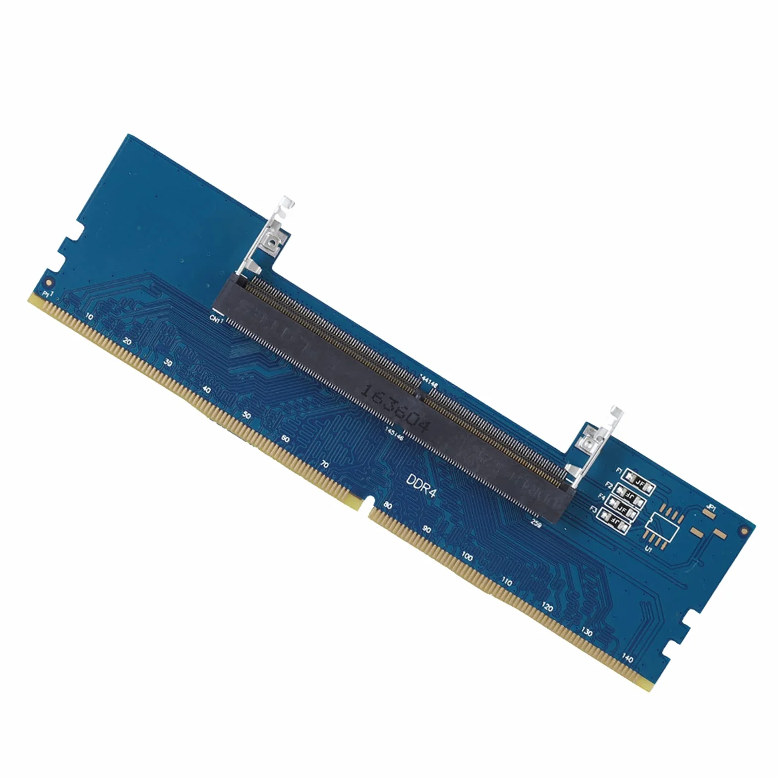 Cartes d'adaptateur de connecteur RAM, Adaptateur convertisseur cartes Protection mémoire DIMM pour ordinateur portable professionnel DDR4 SODIMM vers bureau Contre Les surintensités l'adaptateur Po