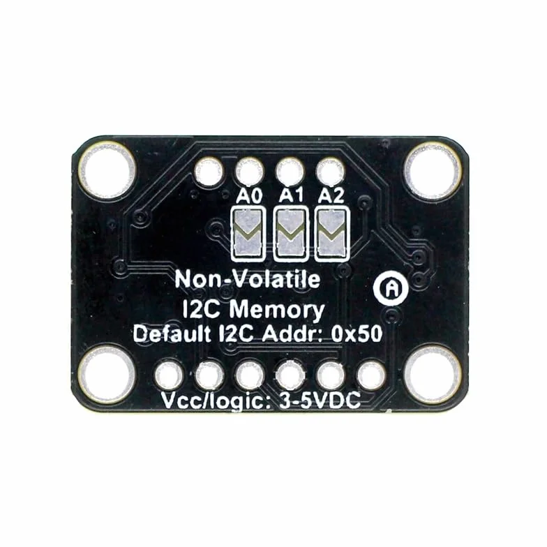 Module de Mémoire 12C EEPROM, Module d'alimentation d'interface IIC, DC 2,5 V-5,5 V 32 Kbits (4 KO), Composants électroniques pour Le Stockage de Données