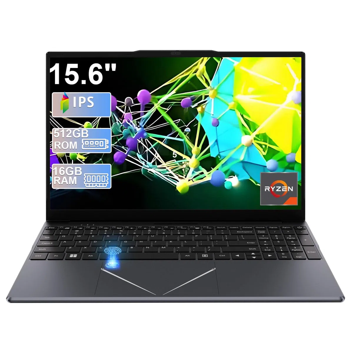 15.6" Ordinateur Portable Ryzen 5 3500U Processeur 16GB DDR4 512GB SSD
