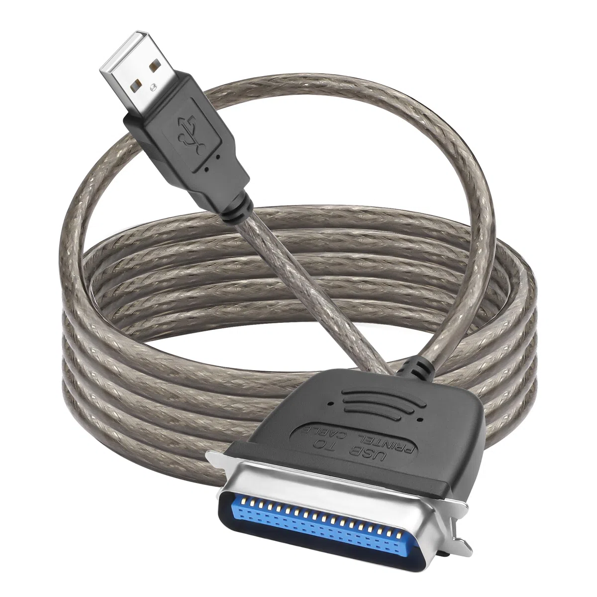 MEIRIYFA Adaptateur câble USB 2.0 vers parallèle IEEE 1284 CN36, convertisseur pour imprimantes anciennes, câble Centronics (1,5 m