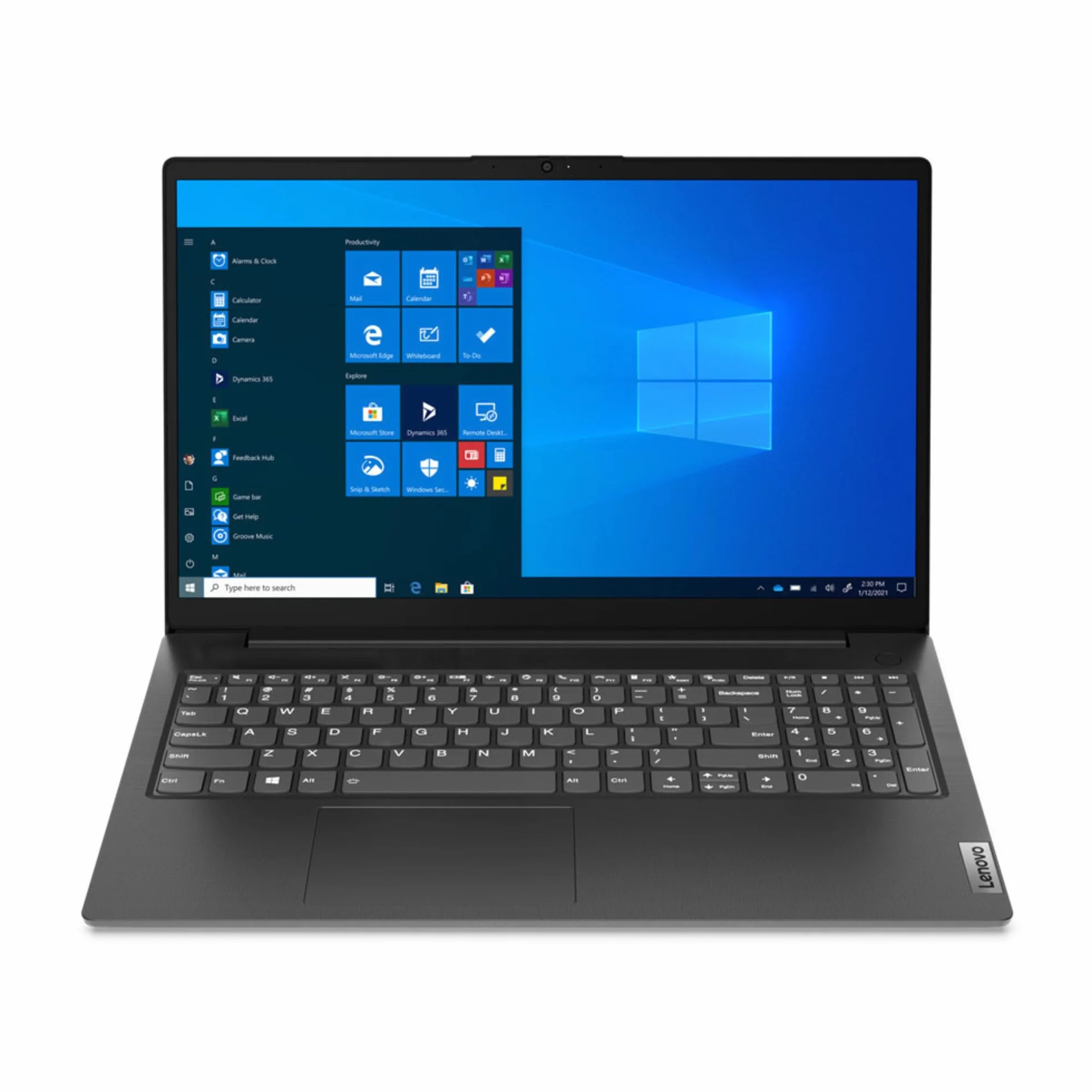 Lenovo Ordinateur portable RAM 16 Go CPU Intel i5-1342H Moniteur 15,6" Full HD SSD 512 Go LAN, HDMI, USB Win 11 Pro et Libre Office PC portable prêt à l'emploi - Couleur : noir