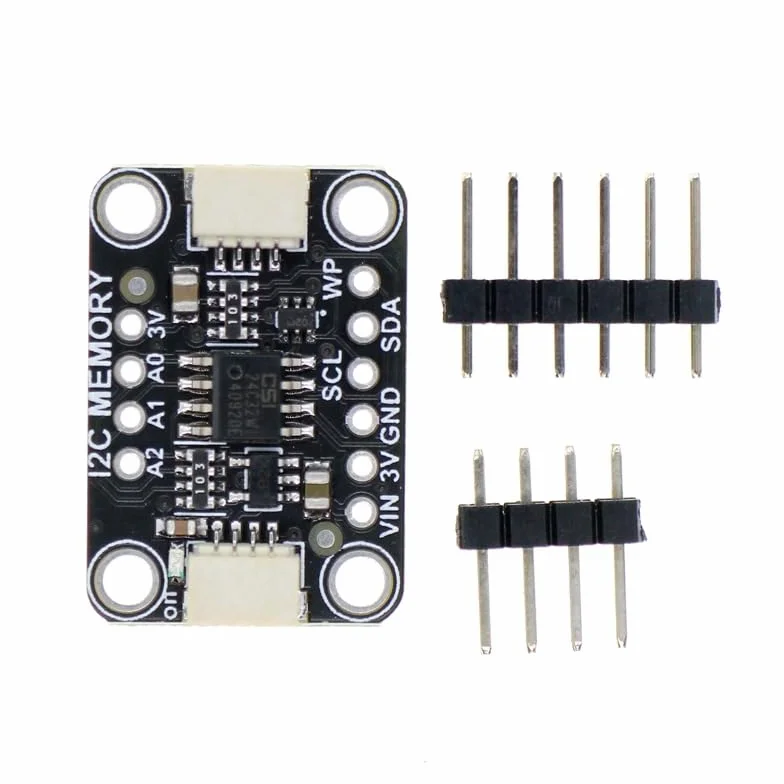 Module de Mémoire 12C EEPROM, Module d'alimentation d'interface IIC, DC 2,5 V-5,5 V 32 Kbits (4 KO), Composants électroniques pour Le Stockage de Données