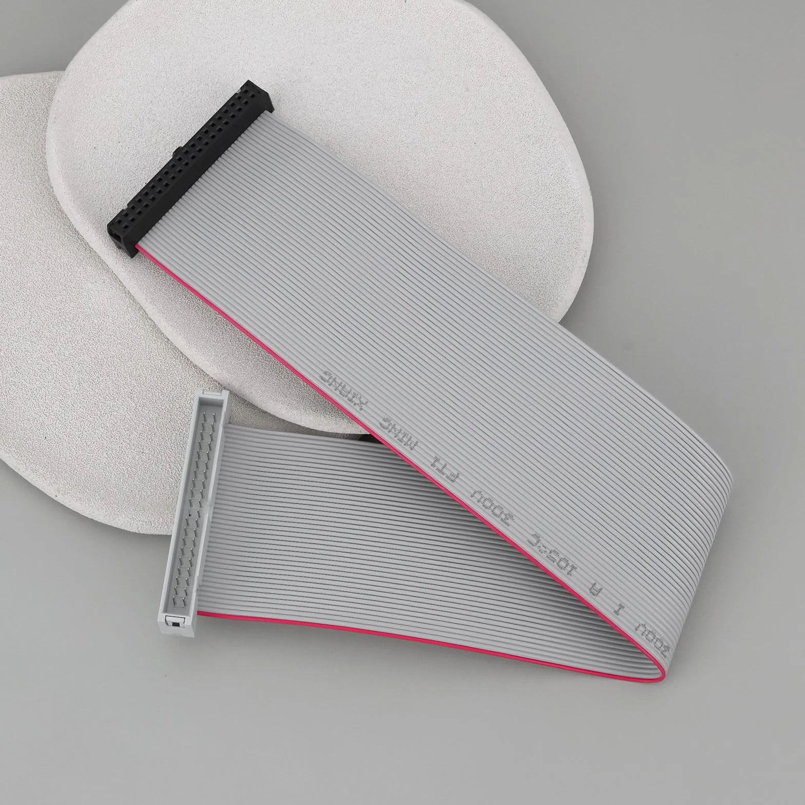 EMSea 2 Câbles Extension IDE 40 Broches Mâle vers Femelle Câble Plat IDE de 30 Cm pour Adaptateur de Disque Dur 3,5 Pouces