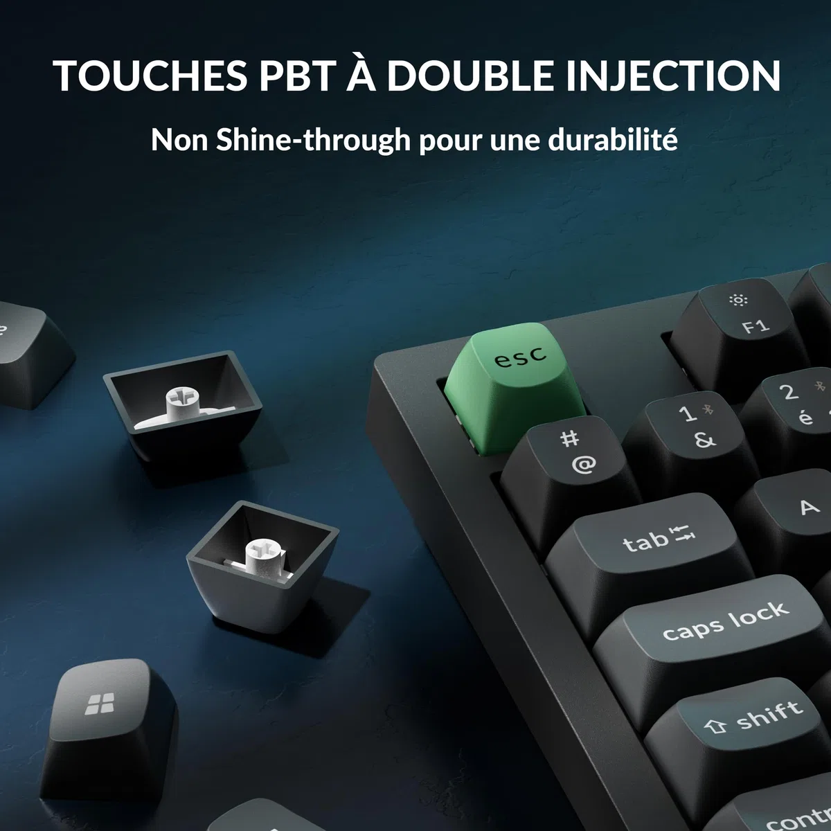 Keychron K10 Ultra 8K Clavier Mécanique, ISO-FR Layout, Interrupteur Marron