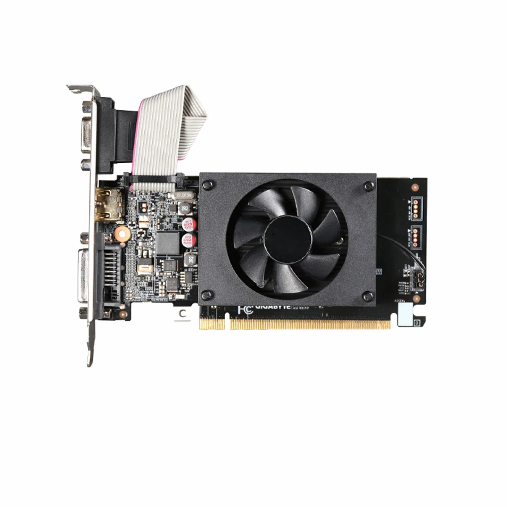Ventilateur de refroidissement demi-hauteur pour carte graphique FS1250-S2053A pour Gigabyte GTX1050ti 1050 1030 N710