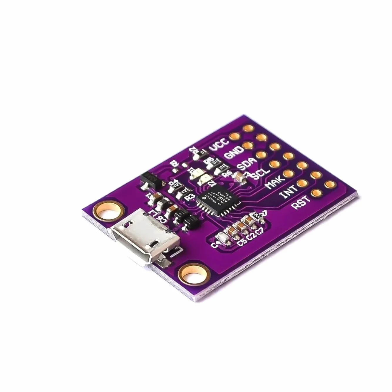 1 pièce Carte de débogage CP2112 USB vers I2C IIC, Module de Communication MicroUSB 2112 pour CCS811