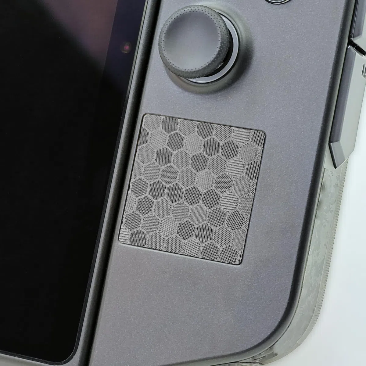 Luck&Link TouchPad Protector pour Legion go, TouchPad protect skin texture stickers pour Legion go TouchPad, peau texturée haut de gamme (Honeycomb - Noir, For Legion Go)