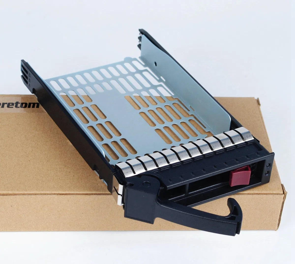 3,5" 373211-001 373211-002 Plateau Disque Dur SATA/SAS Tray Caddy pour HP Compaq ProLiant ML350 G4p ML310 ML350 G5 G6 ML370 G5 DL160 DL180 G6 DL120 G7 et Plus - avec 4 vis