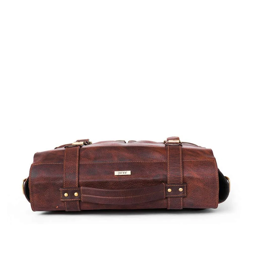 Julké Maximus Sac pour ordinateur portable Unisexe Marron, Marron (foncé), 11,5x30x39 cm (B x H x T)