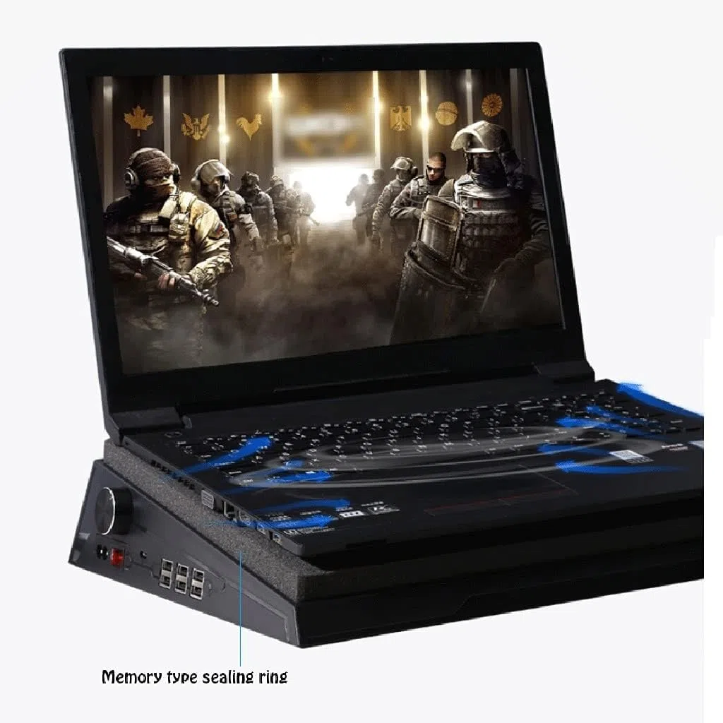 Support pc Laptop Cooler Refroidissement pc Portable Refroidisseur Portable pour Ordinateur Portable de Jeu, Coussin de Refroidissement Durable