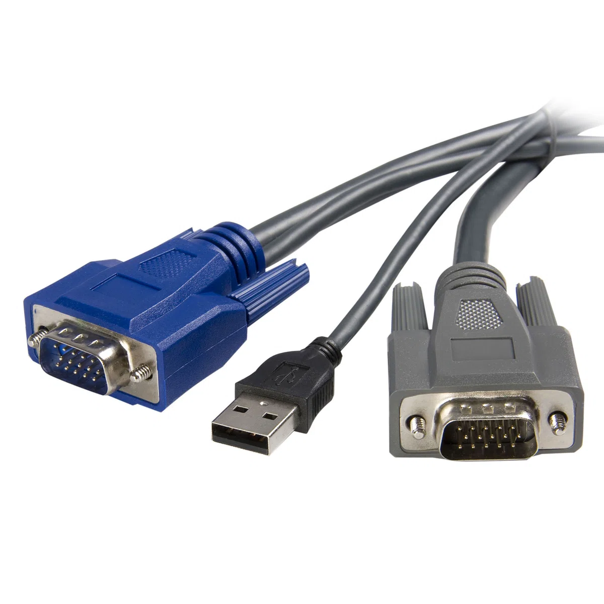 StarTech.com Câble KVM ultrafin 2 en 1 USB VGA - 3 m