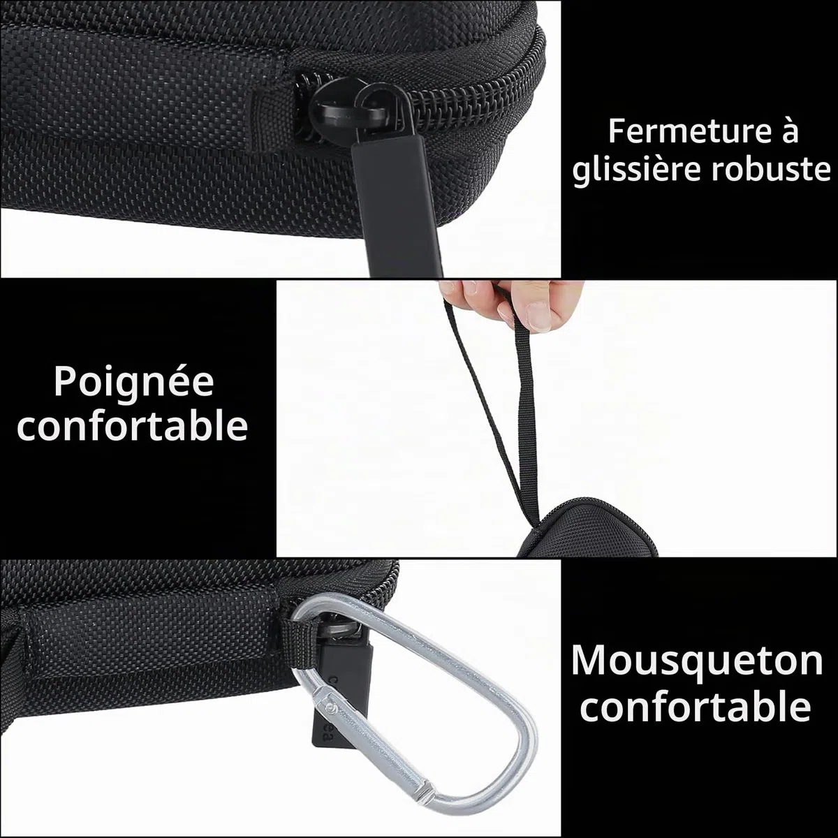 co2CREA Dur Étui de Voyage Rigide Housse Cas Coque pour Samsung SSD Externe T5 Evo Portable, 2TB 4TB 8TB (boîte Seule,Case Only)