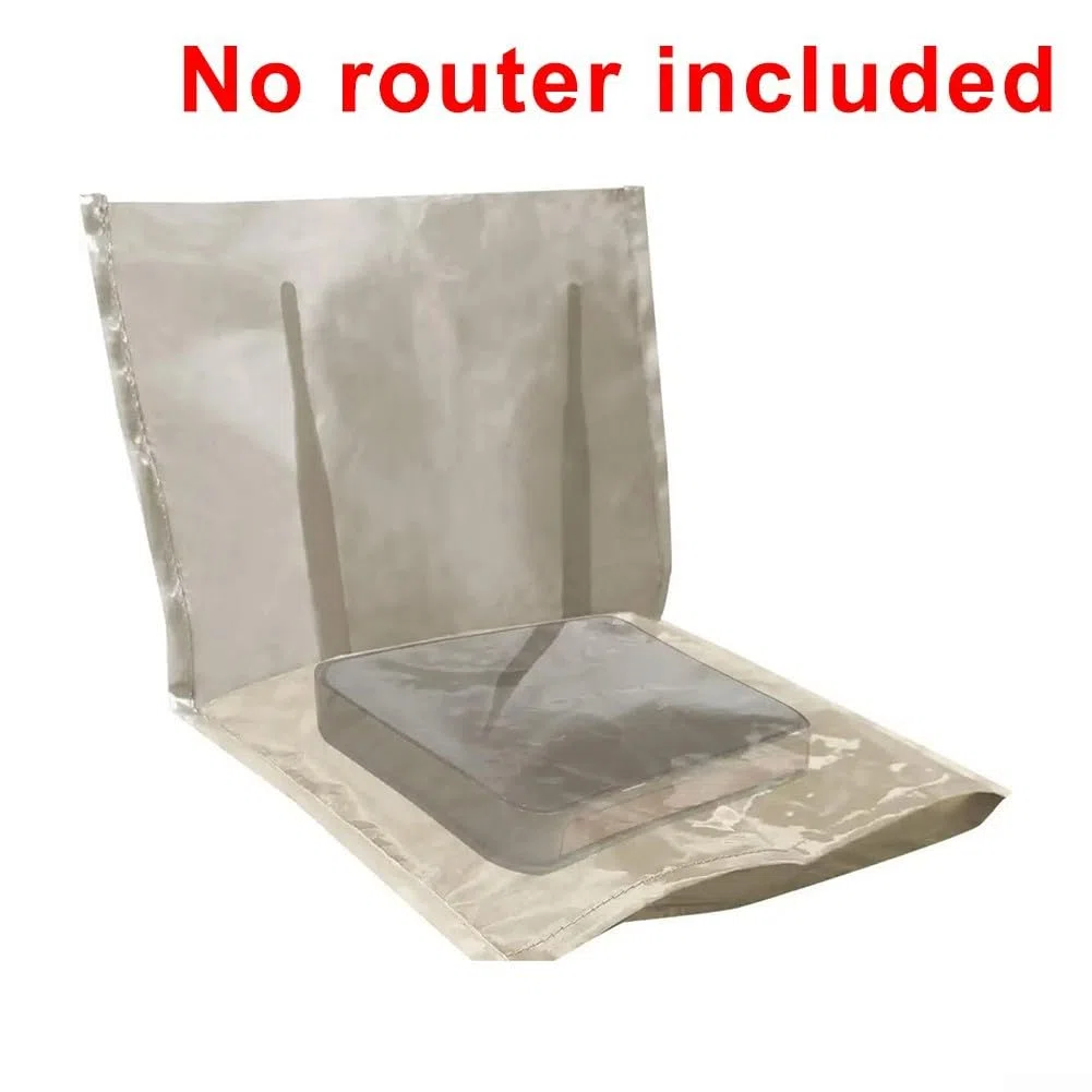 Housse de protection contre les radiations pour routeurs WiFi avec antennes et appareils électroniques