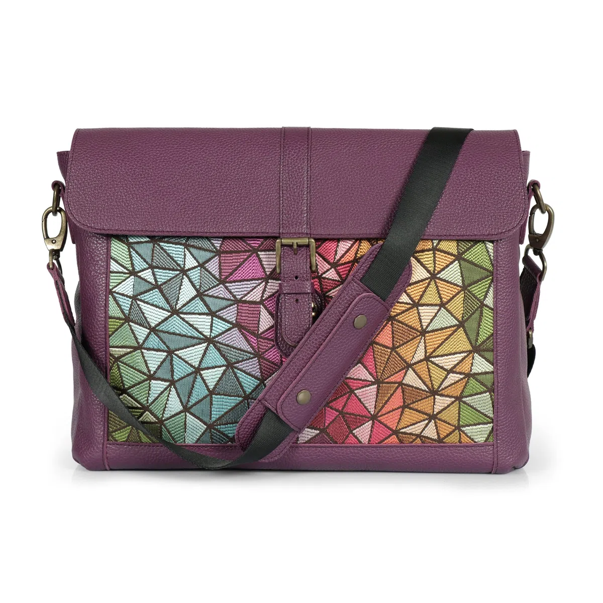 Londo Zion Sac ordinateur messager - Cuir pleine fleur pour les professionnels de la tech élégants
