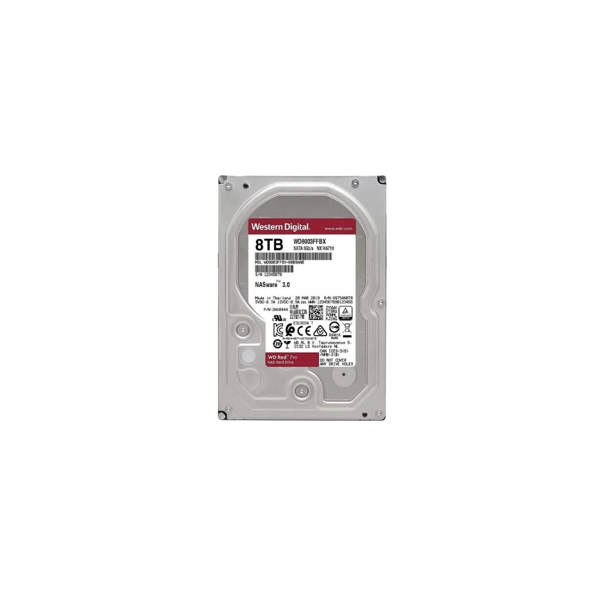 Western Digital Disque Dur WD8003FFBX 3,5" 8 TB