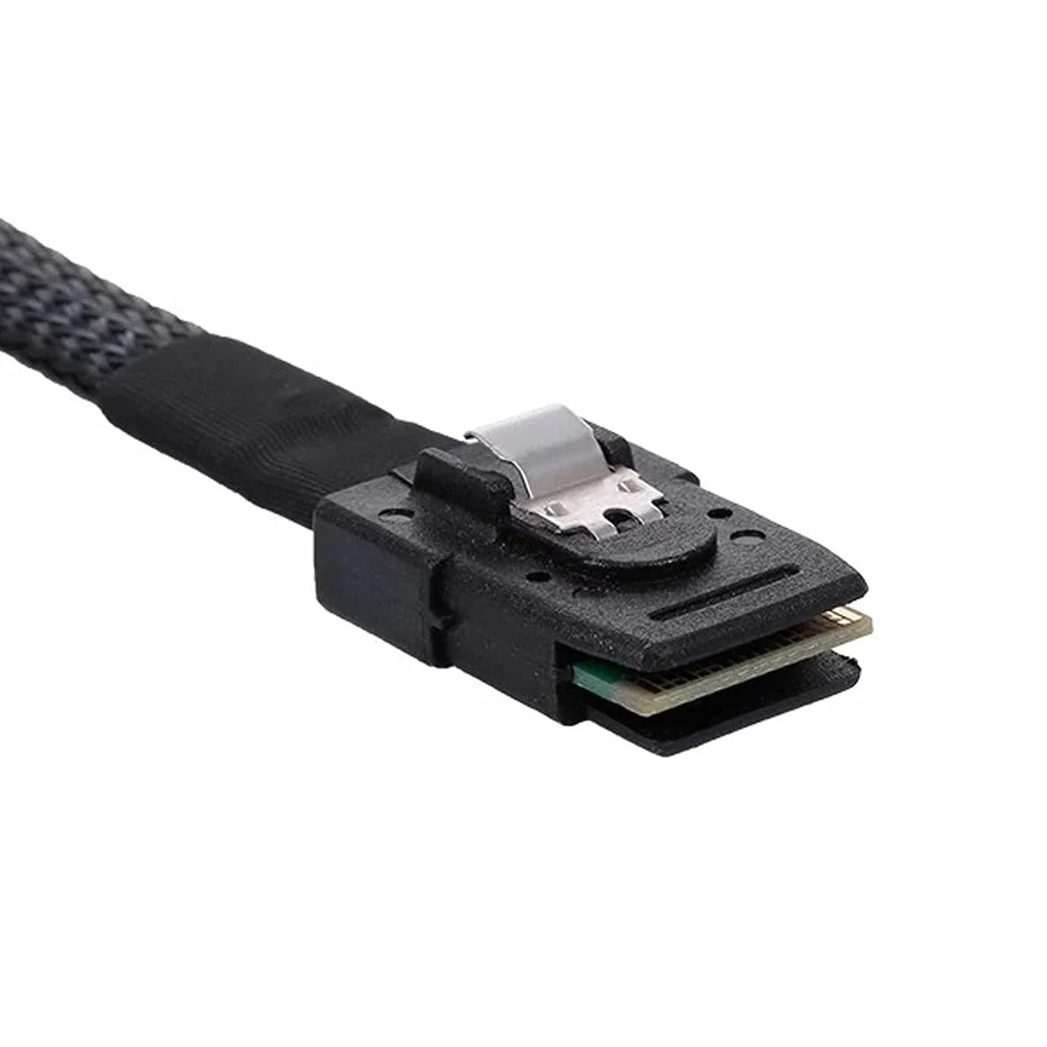 Cablecc Cablecc Mini SAS SFF-8087 36 Broches Interne vers 4 disques durs SFF-8482 Target SAS et câble d'alimentation SATA 100 cm