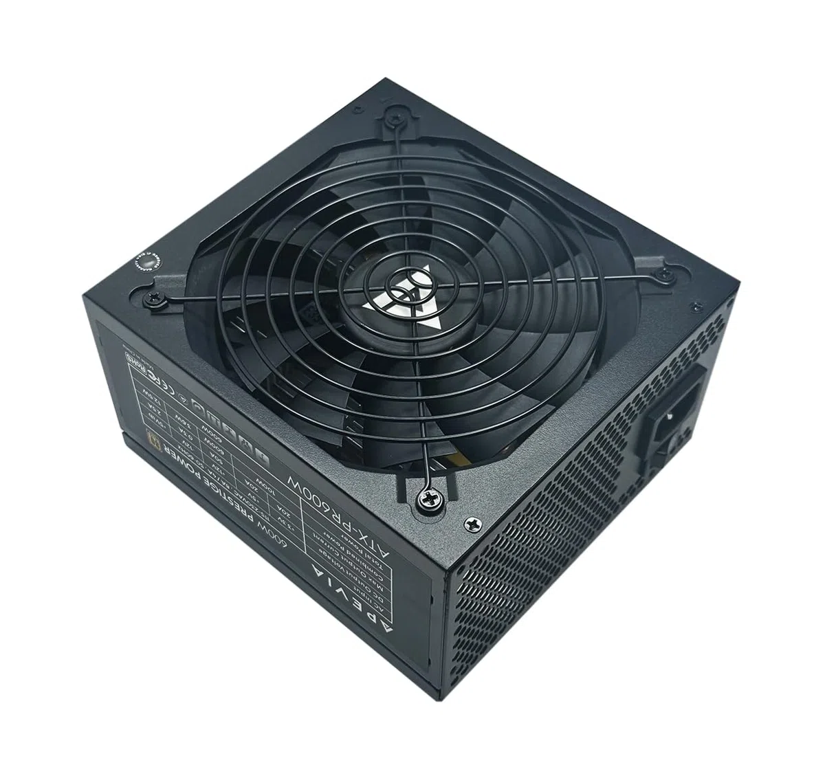 Apevia ATX-PR600W Prestige 600W 80+ Gold Certifié RoHS, Alimentation de Jeu PFC ATX Active