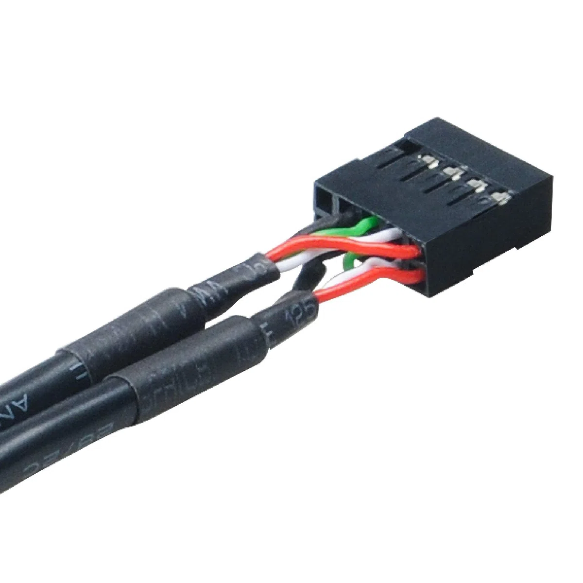 Akasa - Cable Adaptateur USB 3.0 vers USB 2.0 Interne - 10 cm - AK-CBUB19-10BK - Noir