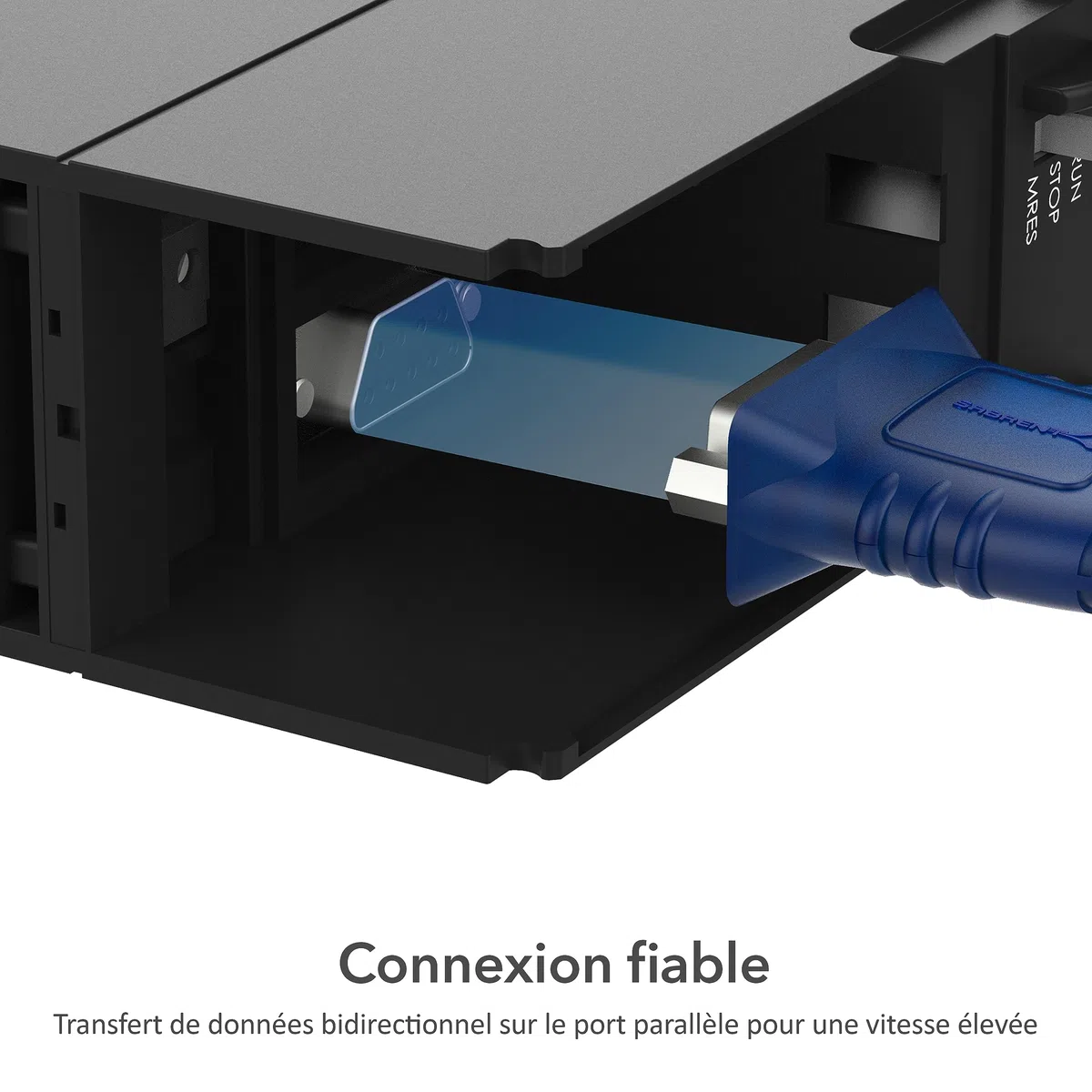 SABRENT cable Adaptateur USB vers série RS232, (75cm) Câble série, câble convertisseur DB-9 (9 broches) Chipset Prolific compatible pour Windows, Mac, Linux (CB-DB9P)