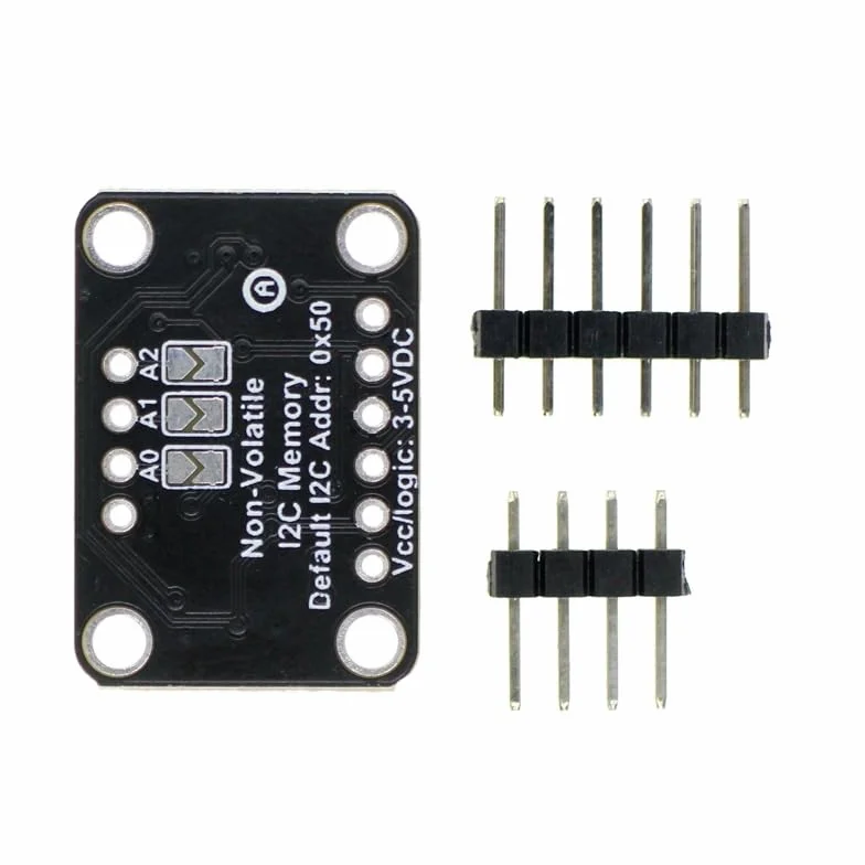 Module de Mémoire 12C EEPROM, Module d'alimentation d'interface IIC, DC 2,5 V-5,5 V 32 Kbits (4 KO), Composants électroniques pour Le Stockage de Données