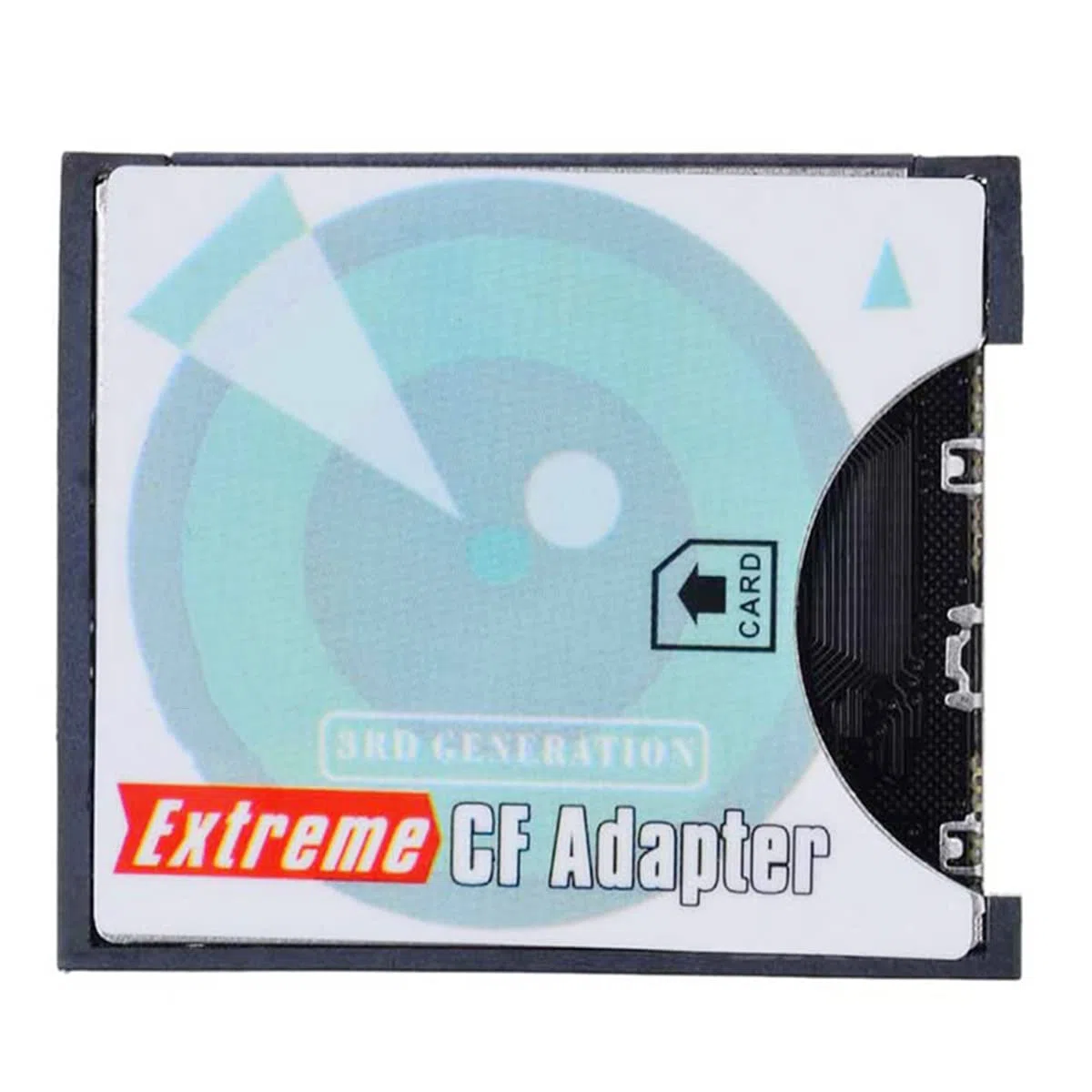 cablecc Adaptateur de Carte mémoire SD SDHC SDXC vers Flash Compact Flash CF Type I