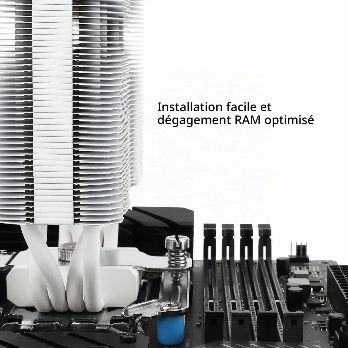 Thermalright Assassin X 120 SE Refroidisseur d'air pour processeur blanc, TL-C12C PWM Refroidisseur de processeur à ventilateur silencieux avec, pour AMD AM4 AM5/Intel LAG 1700/1150/1151/1200