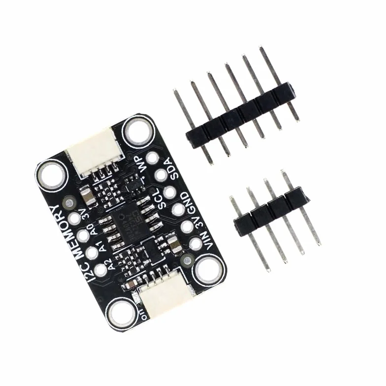 Module de Mémoire 12C EEPROM, Module d'alimentation d'interface IIC, DC 2,5 V-5,5 V 32 Kbits (4 KO), Composants électroniques pour Le Stockage de Données
