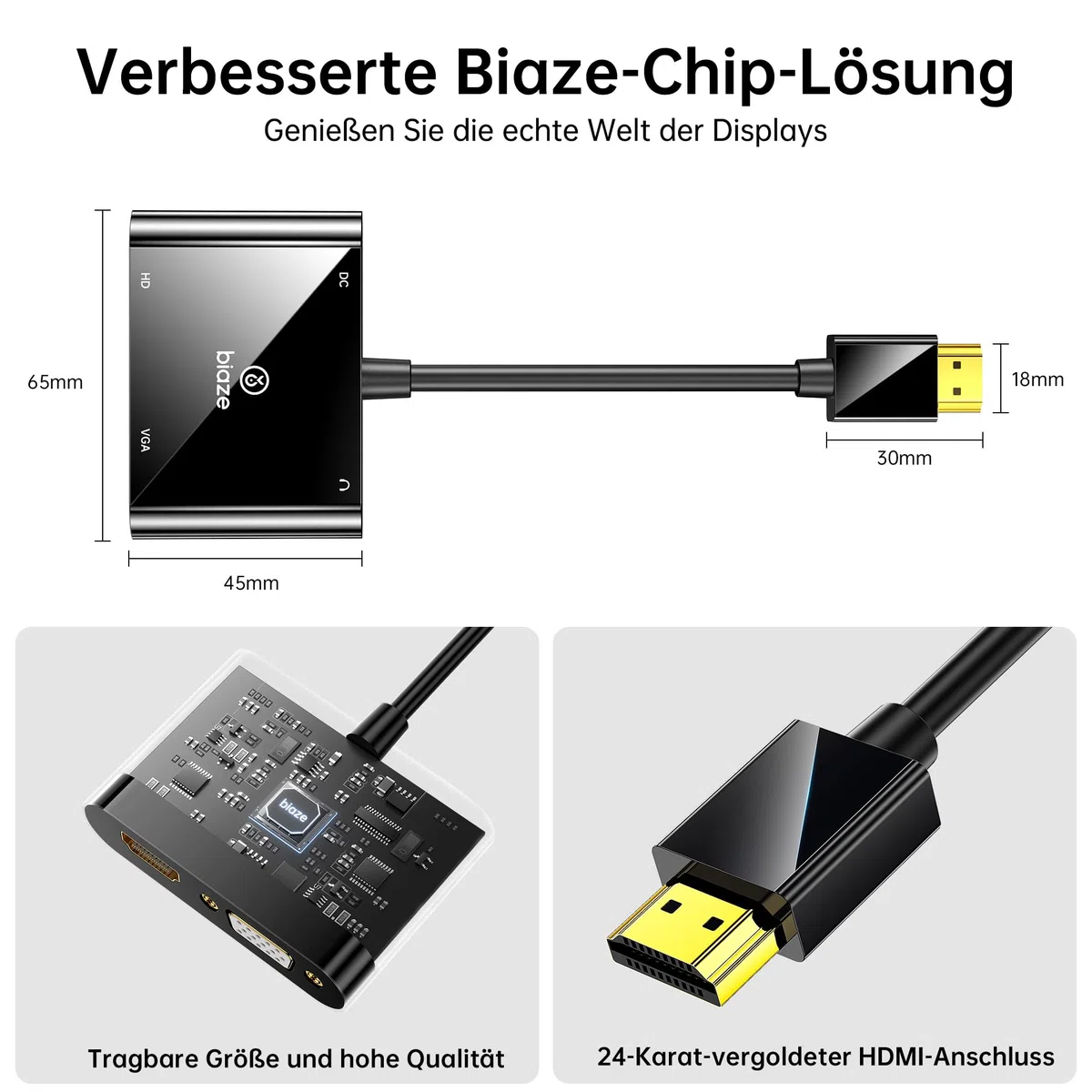 Adaptateur HDMI vers VGA ZH63-DE