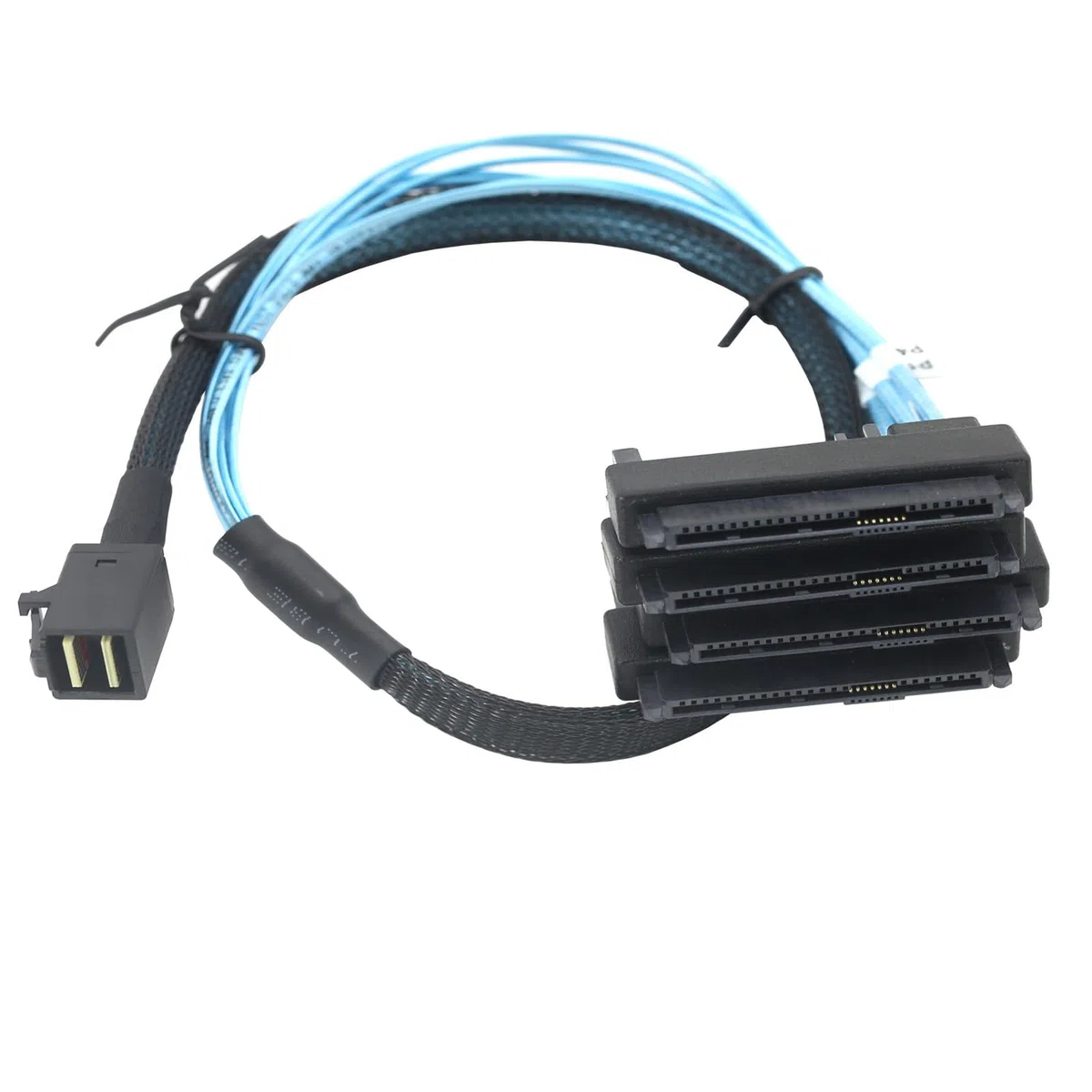 Câble convertisseur SFF-8643 vers 4 canaux 29 broches SFF8482 12 Gbit/s pleine vitesse pour serveurs, carte mère, extension de stockage, câble de stockage hôte
