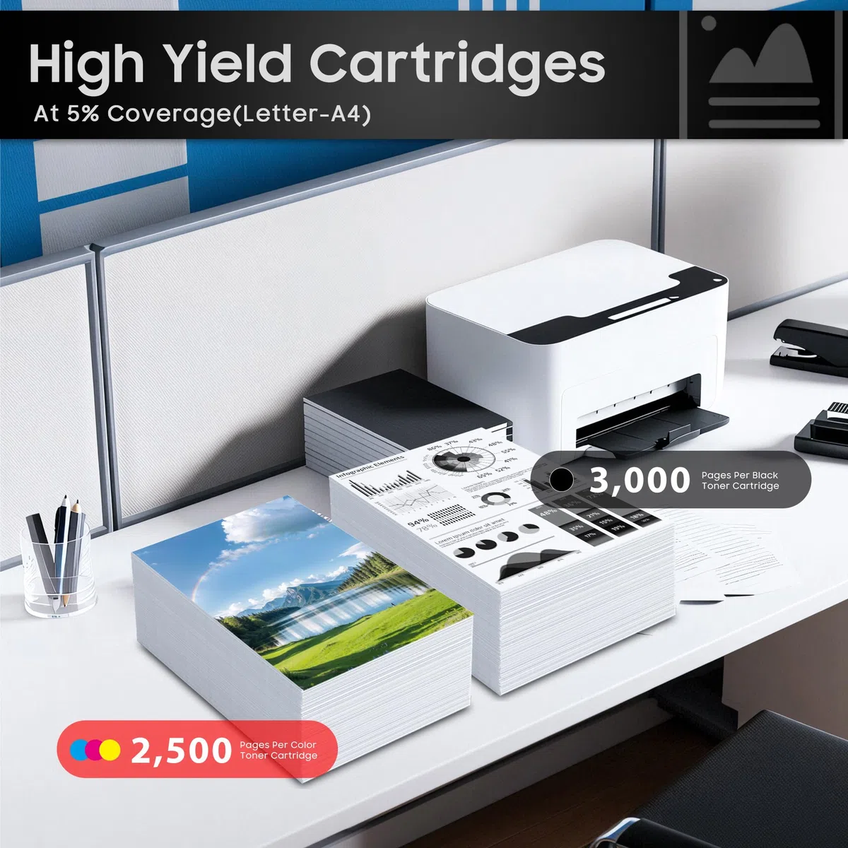 Cartouche de toner de rechange C230 C235 pour imprimante Xerox C235/DNI