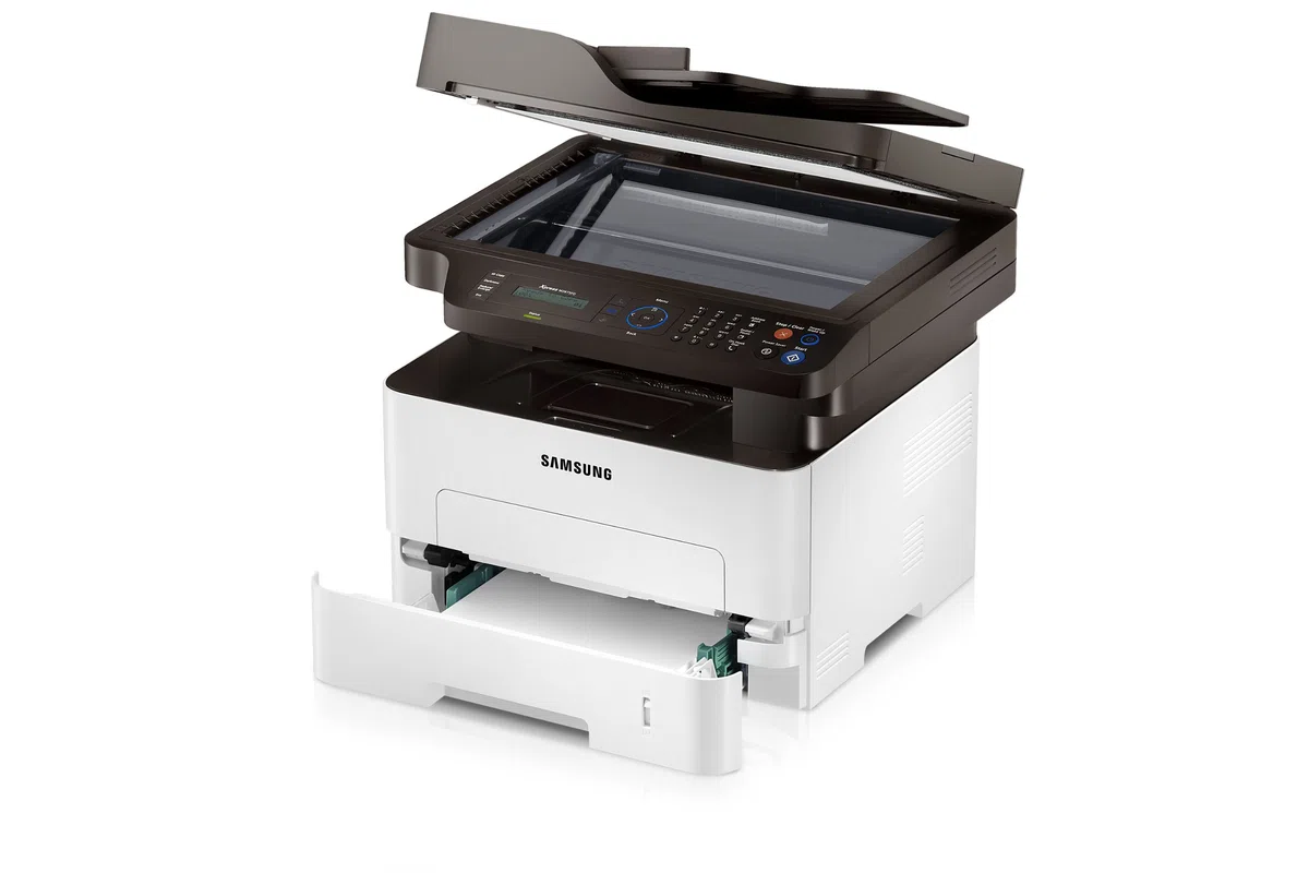 Samsung Xpress-M2875FD MFP-Laser Imprimante Multifonction Gris/Blanc