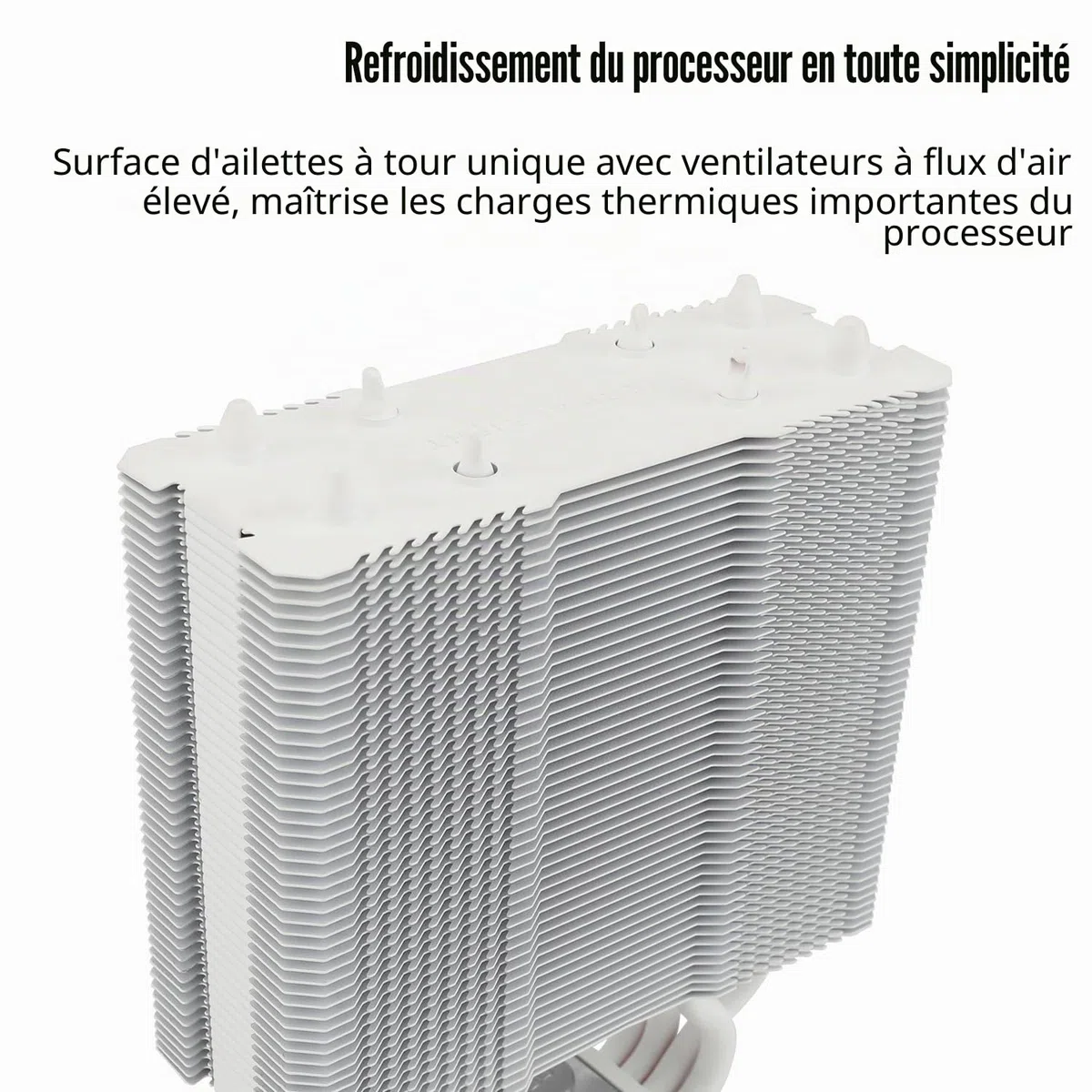Thermalright Assassin X 120 SE Refroidisseur d'air pour processeur blanc, TL-C12C PWM Refroidisseur de processeur à ventilateur silencieux avec, pour AMD AM4 AM5/Intel LAG 1700/1150/1151/1200