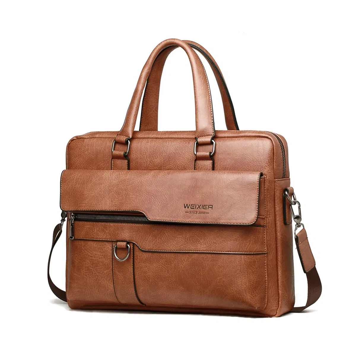 GLigeT Sacoche pour ordinateur portable, porte-documents de grande capacité, sac à bandoulière en cuir PU d'affaires haut de gamme, sac à main de bureau, sac à main pour ordinateur portable de 14